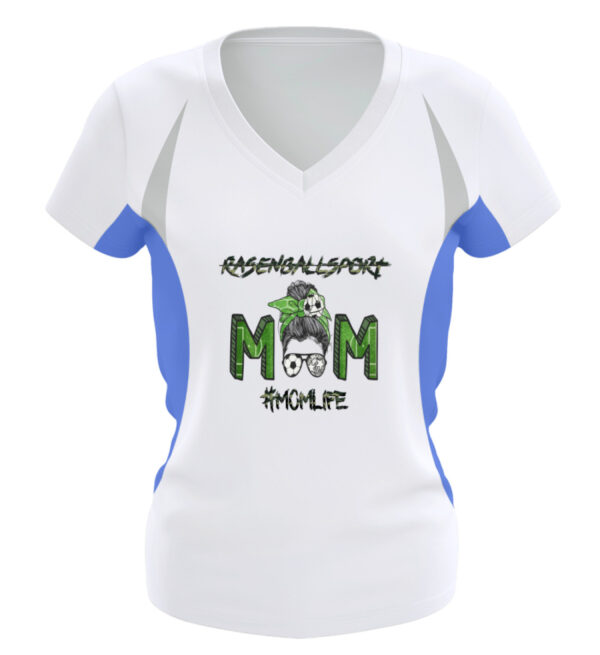 MOMLIFE Rasenballsport - Frauen Laufshirt tailliert geschnitten-6751