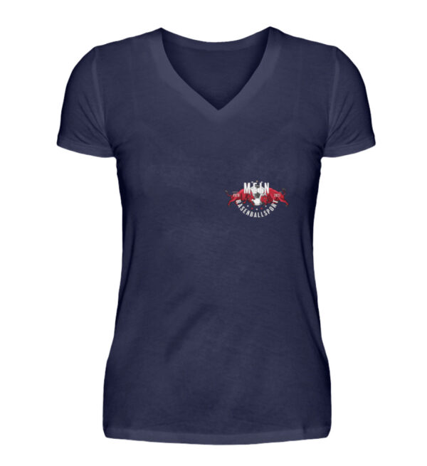 Mein Rasenballsport Logo - V-Neck Damenshirt-198