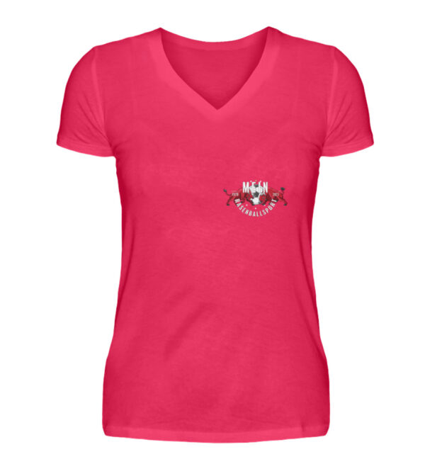 Mein Rasenballsport Logo - V-Neck Damenshirt-1610