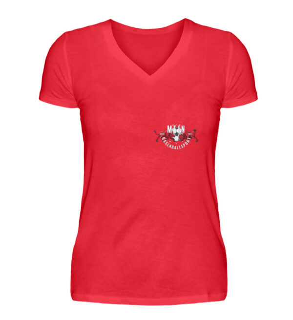 Mein Rasenballsport Logo - V-Neck Damenshirt-2561