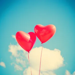 balloon heart love red romantic 991680
